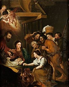 Herdarnas Tillbedjan by Andreas von (Norvagus) Behn