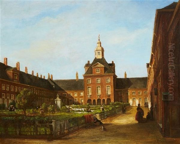 A View Of The Hofje Van Nieuwkoop In The Hague - view 1