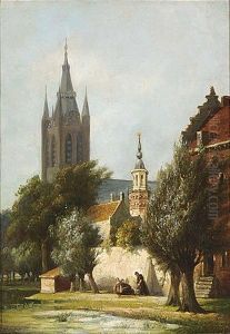 A View Of Delft In Summer