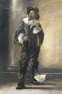 Pfeife Rauchender Edelmann