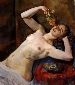 Bacchantin by Frank Louis Behrens