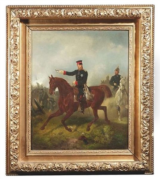 Friedrich Iii. Von Preussen In Uniform Zu Pferd - view 1