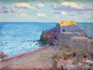 Widok Z Palestyny by Adolf Behrmann