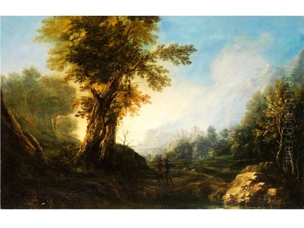 Abendliche Baumlandschaft - view 1
