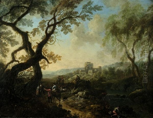 Reisende In Einer Landschaft - view 1