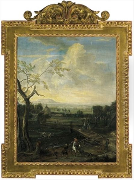 Weite Landschaft Im Voralpengebiet Mit Einem Flussubergang - view 1