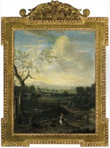 Weite Landschaft Im Voralpengebiet Mit Einem Flussubergang by Joachim-Franz Beich