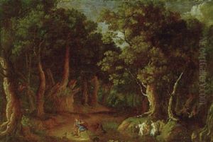 Waldlandschaft Mit Diana Und Actaon