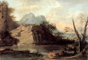 A Mountainous Landscape by Joachim-Franz Beich