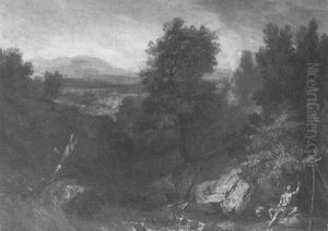 Gebirgslandschaft Mit Dem Busenden Hieronymus Vor Seiner Klause
