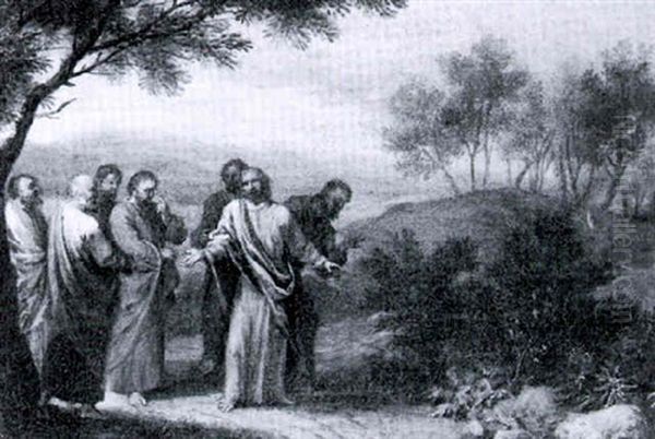 Christ Preaching To His Disciples In A Landscape - view 1
