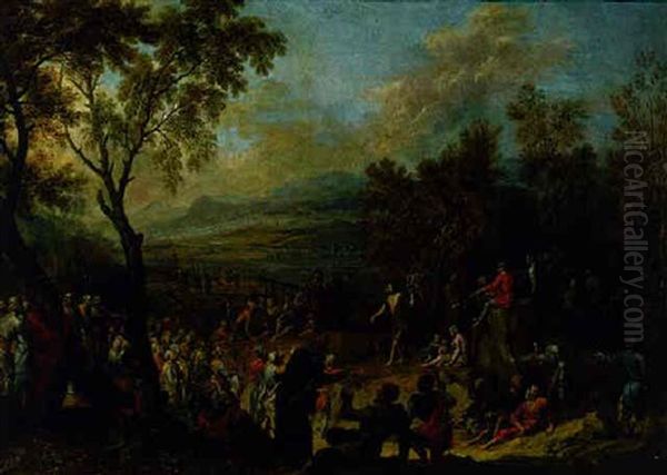 Christ Preaching To The Multitude - view 1