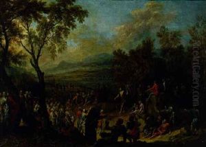 Christ Preaching To The Multitude
