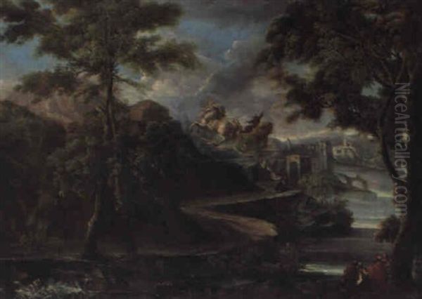 Joseph And His Brethren At A Well - view 1