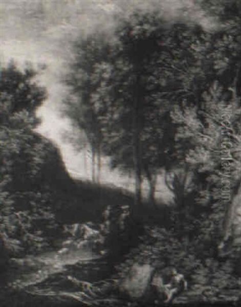 Waldlandschaft Mit Hirten - view 1