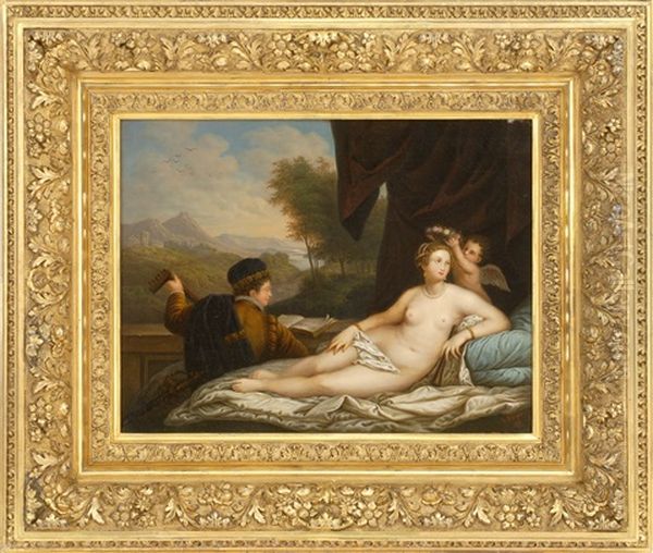 Venus And The Lute Player - view 1