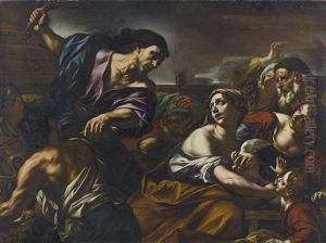 The Expulsion From The Temple by Giovanni Battista Beinaschi