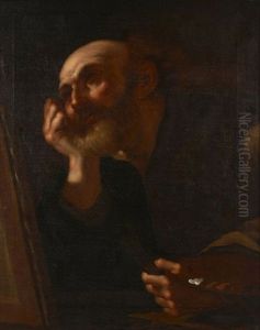 Saint Luc by Giovanni Battista Beinaschi