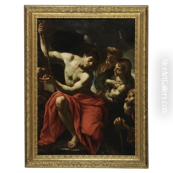 Saint John The Baptist Preaching In The Desert - view 1