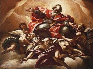 God The Father In Glory by Giovanni Battista Beinaschi