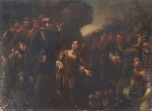 The Offering Of Abigail by Giovanni Battista Beinaschi