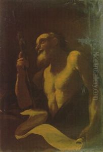 The Penitent Saint Jerome by Giovanni Battista Beinaschi