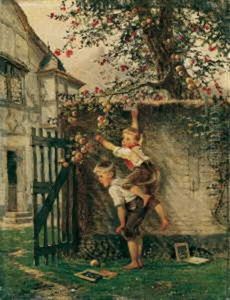 Die Apfeldiebe by Fritz Beinke