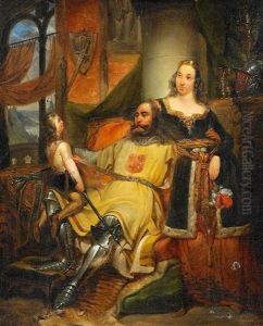 Karl Martell Auf Dem Schos Seines Vaters