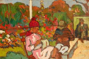 Paris, Jardin Du Luxembourg, La Tricoteuse by Pierre De Belay