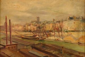 Les Quais De La Seine by Pierre De Belay