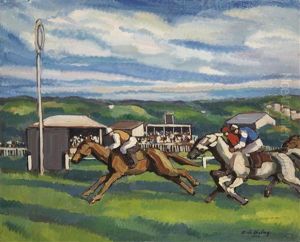 Les Courses A Deauville by Pierre De Belay