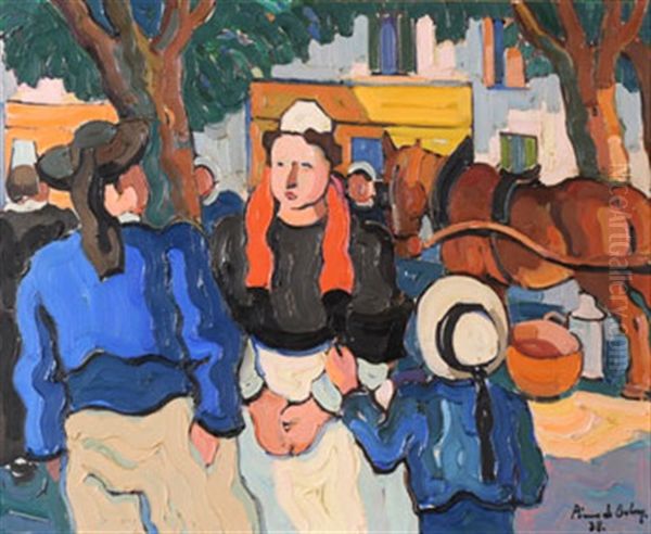 Famille Bretonne Au Marche - view 1