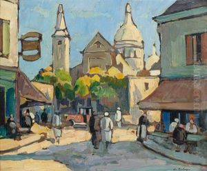 Paris, La Place Du Tertre, Montmartre