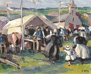Jour De Pardon Ste-anne-la-palud by Pierre De Belay