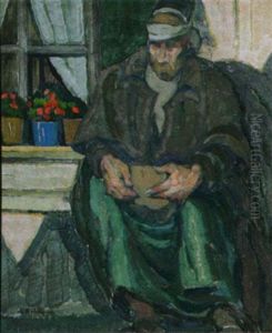 Femme Assise Pres De La Fenetre Fleurie Femme Assise Pres De La Fenetre Fleurie