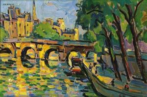 Le Pont Neuf by Pierre De Belay