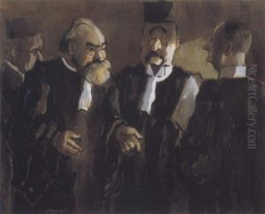 Conversation Au Tribunal by Pierre De Belay
