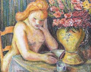 Helene Au Bouquet by Pierre De Belay
