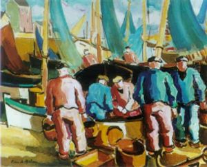 Sur Les Quais A Douarnenez - Marine