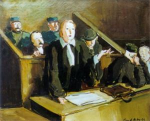 A L'audience - La Plaidoirie by Pierre De Belay