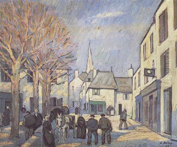 Place Du Marche A Pont Croix - view 1