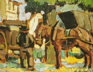 Concarneau - Jour De Marche by Pierre De Belay