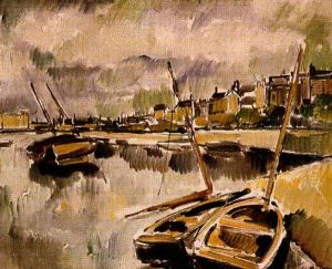 Voiliers Au Port by Pierre De Belay