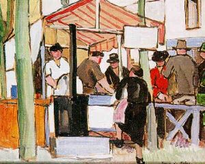Le Marchand De Frites by Pierre De Belay