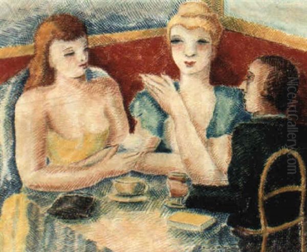 Conversation Au Cafe - view 1