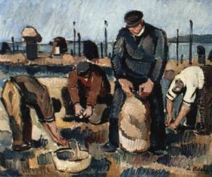 Pres Des Bouchots En Bretagne by Pierre De Belay