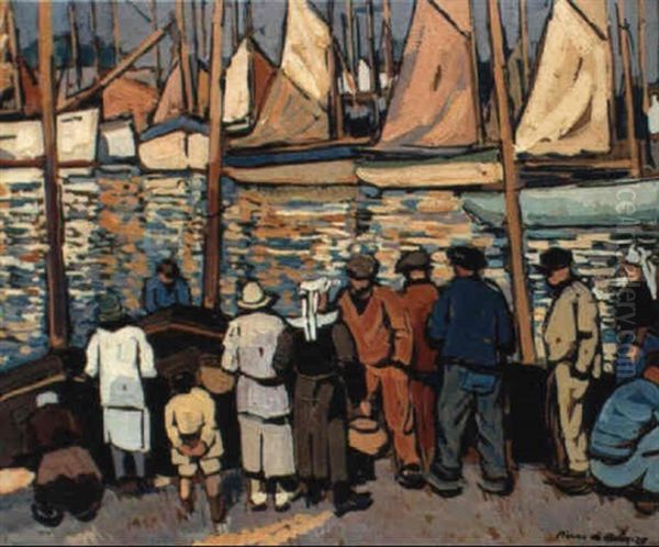 Sur Le Port A Concarneau - view 1
