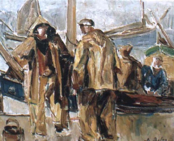 Pecheurs Sur Les Quais - view 1