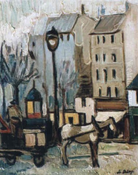 Paris - La Voiture A Cheval Du Livreur - view 1