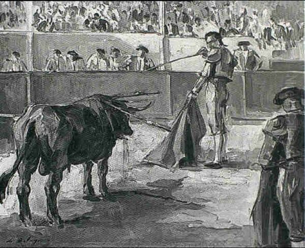 Tauromachie Dans L'arene De Nimes - view 1